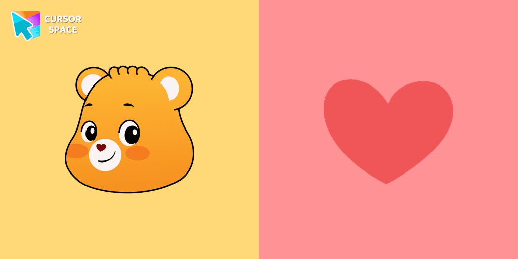 Tenderheart Bear cursor cursor pack